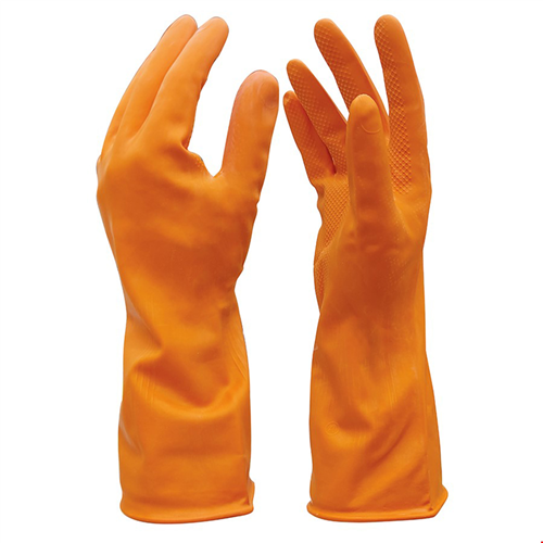 Usta İşi Turuncu Kauçuk Eldiven XL (12/Paket)